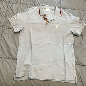 Burberry Polo-Used S (small stain) blue